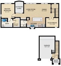 Serape - Attached Garage 0321 floor plan